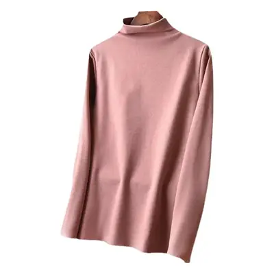 Women Fleece Long Sleeve Collar Shirt Beige