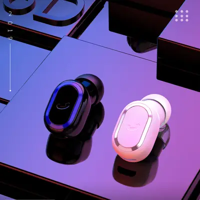 Factory Direct Wireless Bluetooth Headset 5.0 with Blue Light