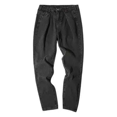 Men Korean Style Loose Straight Jeans Autumn Wear