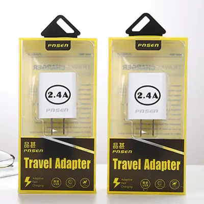 White 5V2A USB Charging Head for Mobile Phones