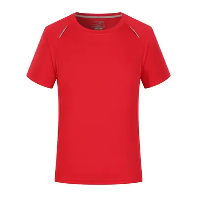 Men's Orange Plain T-Shirt Short Sleeve