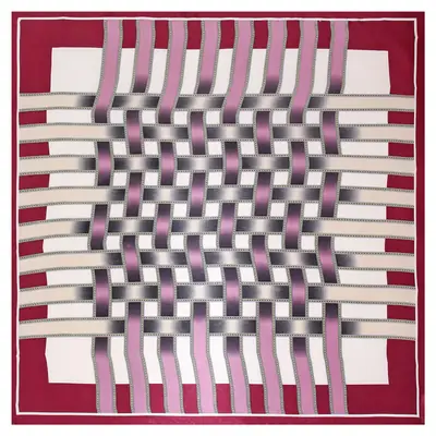 Gao He British Plaid Scarf for Men Women Silk