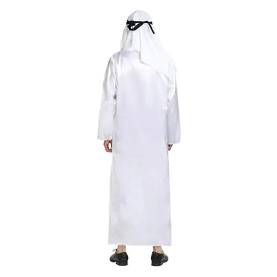 Arabian Gold Vest Party Costume White Long Sleeve