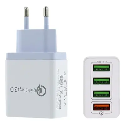 4 USB Fast Charging USG European 5V9V12V Charger