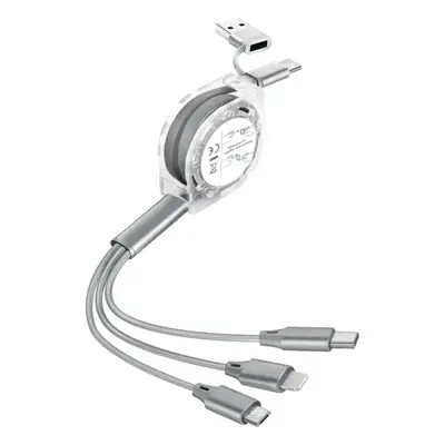 2024 Retractable Data Cable One-to-Three Use