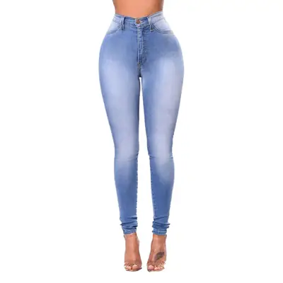 European & American Slim Fit Stretch Denim Leggings Women