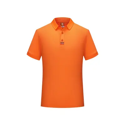 Men Yellow Polo T-Shirt Short Sleeve Work Wear