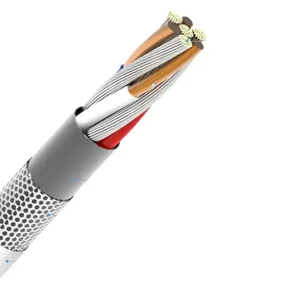 2A Pure Copper Type-C Charging Cable for Mobile & Bluetooth