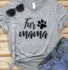 Foreign Trade T-Shirt for Mama Men Women Street Short Sleeve