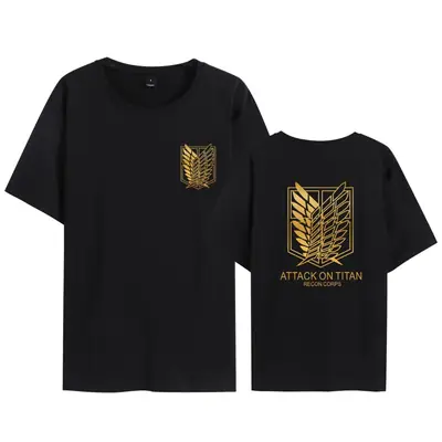 Red Attack Corps T-Shirt with Wings of Freedom Design
