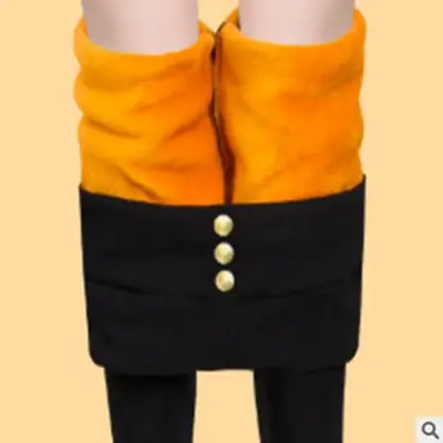Women's Black Velvet Pencil Pants with 3-Button Front