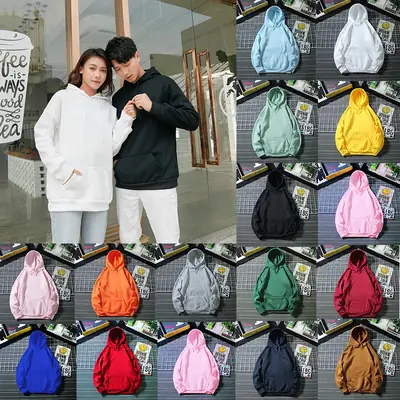 Men's Women's Velvet Hoodie Winter Warm Loose Fit