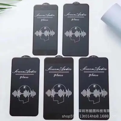 iPhone Tempered Glass Film 17 Pro Max 13/Xr 15 Sound Transmission
