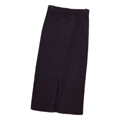 Women's Knit Pleated Skirt High Waist 2023
