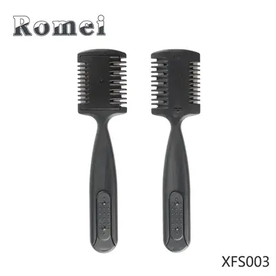 Dual Purpose Hair Cutting Comb Black Plastic