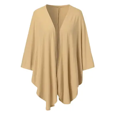 Women Long Loose Knitted Cardigan Jacket Beige