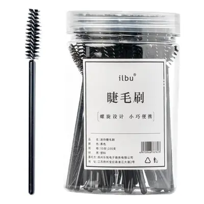 100 Pcs Crystal Eyelash Curl Brushes Set