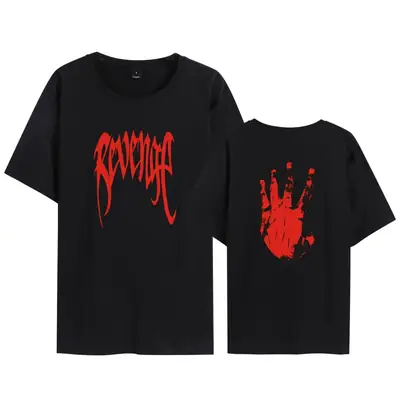 Red Graphic T-Shirt Set for Men Women 2019