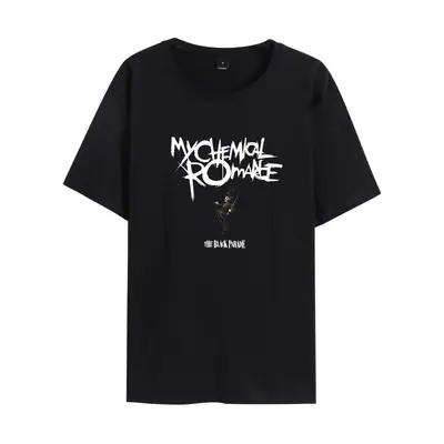 Pink My Chemical Romance Crew Neck T-Shirt for Men Women