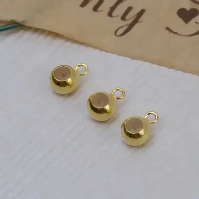 Gold Adjustable Pearl Beads for Jewelry Making