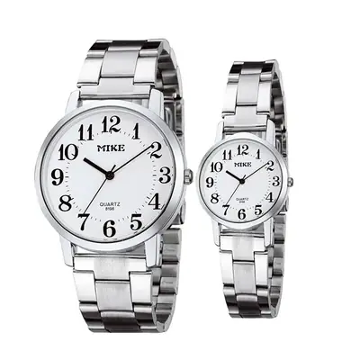 Mico Couple Digital Watches Steel Band Watch