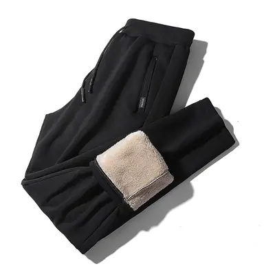 Winter Men's Fleece Lined Warm Pants Large