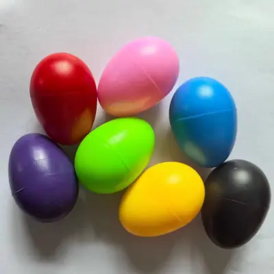 Pink Plastic Egg 5.5x3.8cm for Kids