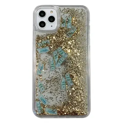 Pink Embossed Leather Phone Case with Butterfly Design