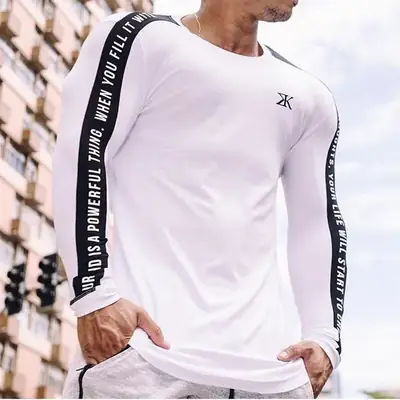 Men Black Slim Fit Running T-Shirt with Puma Logo