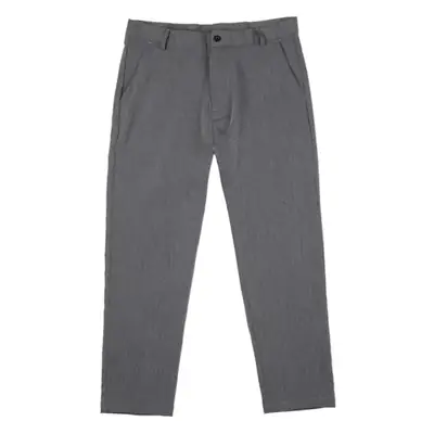 Men's Slim Fit Ankle Pants Grey Korean Style
