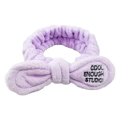 Pink Fleece Letter Bow Hair Band for Women