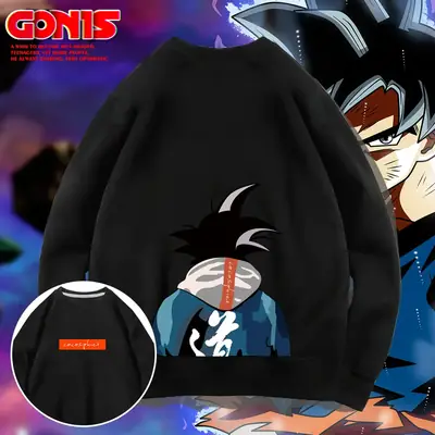 Dragon Ball Manga Sweater Yellow Loose Couple Wear
