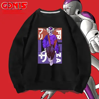 Men's Women's Anime Friza Sweatshirt Yellow Spring Autumn