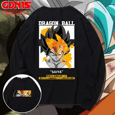 Men's Dragon Ball Graphic Sweatshirt Pink Pure Cotton
