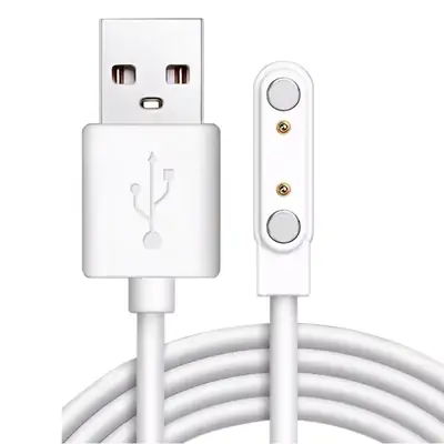 3u Magnetic Charging Cable 2PIN Smart Watch Data Line 60cm