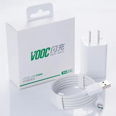 5V4A AK779 Flash Charging Head White