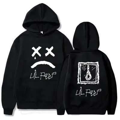 Lil Peep Fleece Hoodie Black XL