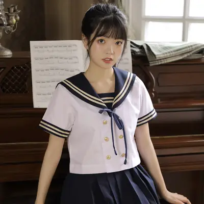 Sailor Suit Female High School Japanese Style Soft Girl Suit