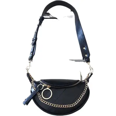 Black Chain Shoulder Bag for Women 2026