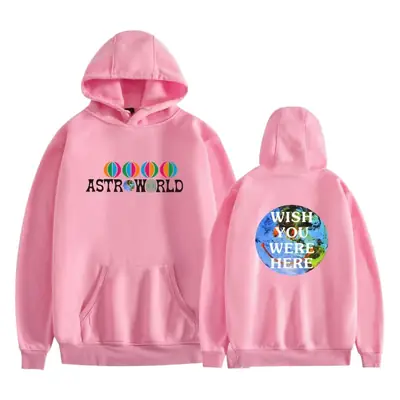 Men's Black Hooded Sweatshirt Set with Astron RLD & Wish You Were Here Design