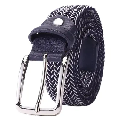 Men's Gray Woven Slim Fit Belt 140cm