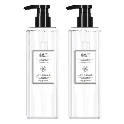 Ouxinlan freesia fragrance shampoo shower gel hair conditioner suit 500ml one-piece delivery