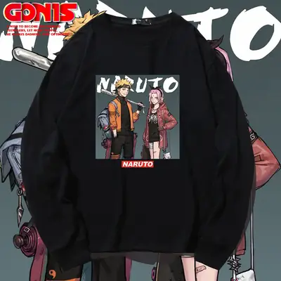 Naruto Long Sleeve Men's T-Shirt White