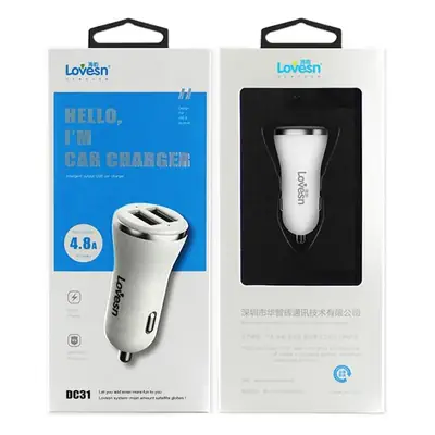 Haiyun DC31 Double U Car Charger 4.8A USB Fast
