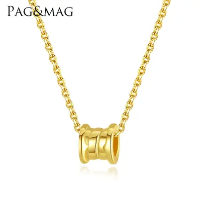 Korean Style Gold Plated Pendant Necklace for Women