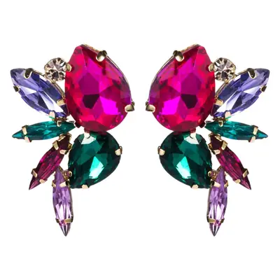 European & American Exaggerated Diamond Earrings for Women