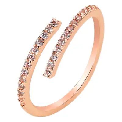 Women Korean-style Adjustable Zircon Ring