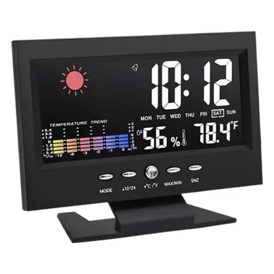 LED Weather Clock with Temperature & Humidity Display