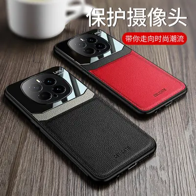 Honor Magic8 Phone Case Red Leather 400Pro