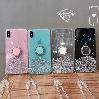 Apple 17 Pro Phone Case Glitter Anti-Drop 15/14/13